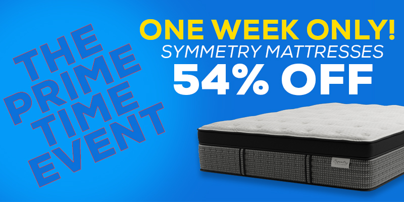 Prime Time Event - Save 54% on Symmetry Mattresses