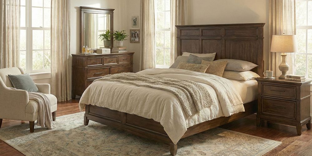 Rustic Oak Bedroom Collection