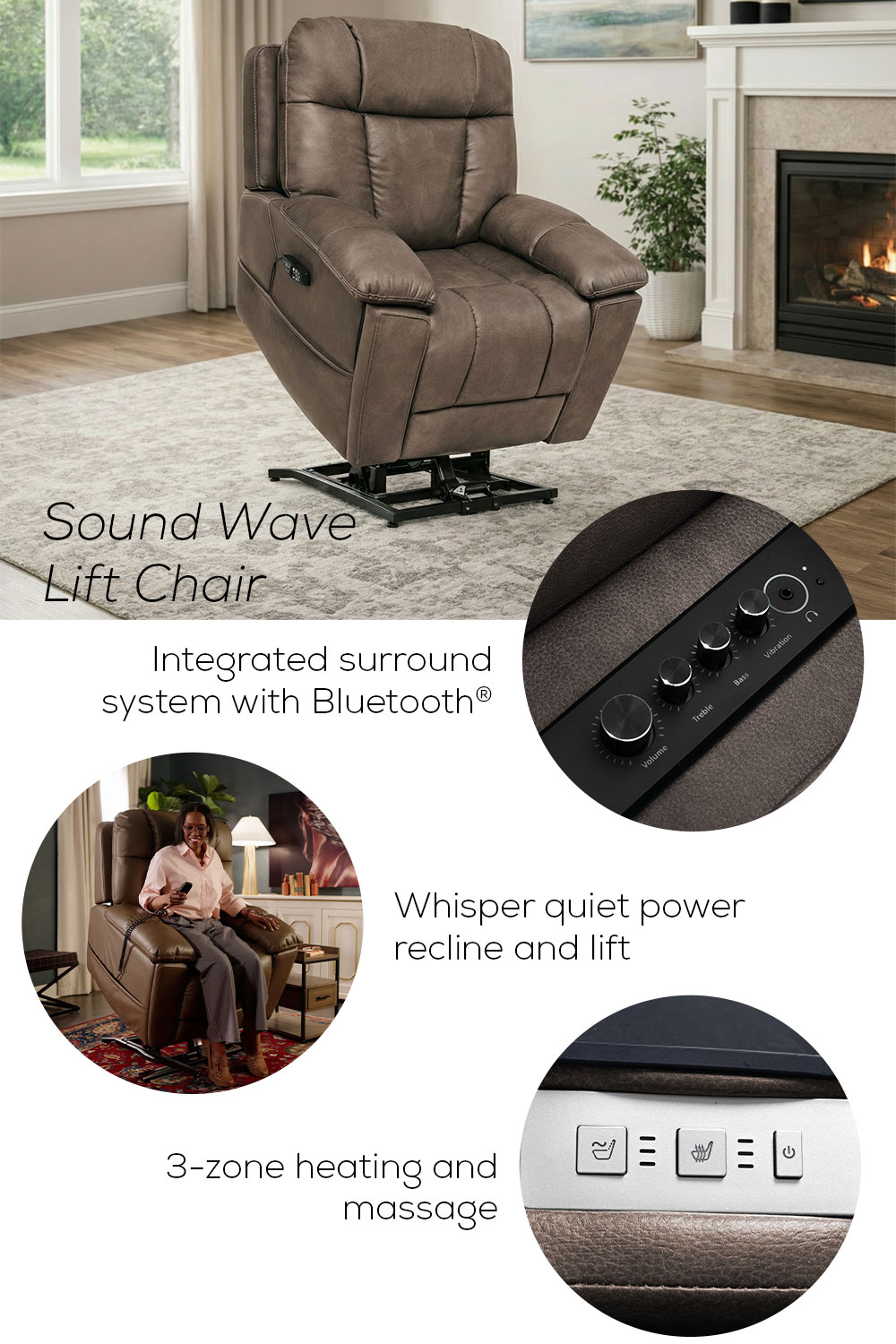Sound Wave Lift Chair | Bob Mills Furniture
