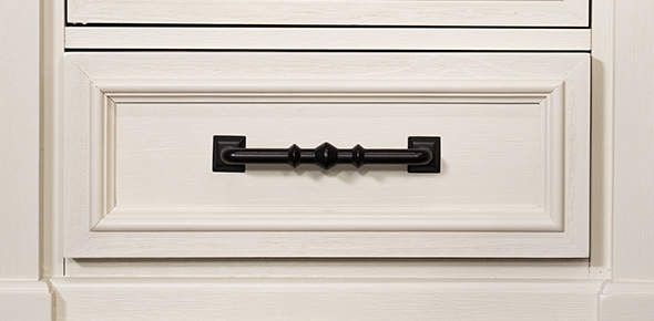 Close up dresser drawer details