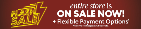 Ashley flash sale. entire store is on sale now! + flexible Financing options Available!* *Subject for credit approval. Ask for details.