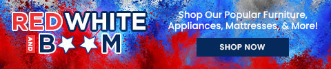 Red, white and boom - shop our popular appliances, furniture and mattresses - Shop Now