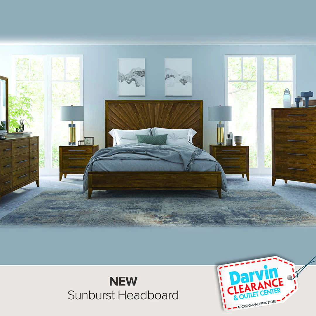 NEW Sunburst Headboard - Darvin Clearance