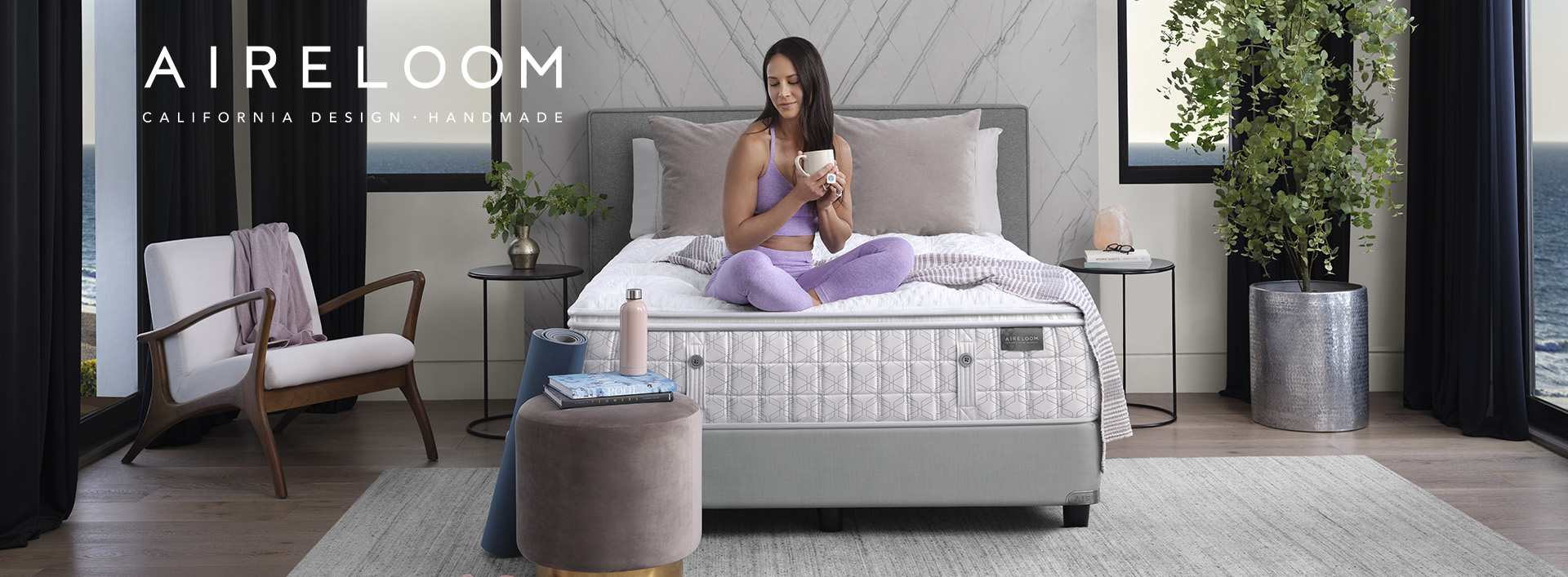 Aireloom. california design, handmade. bringing california design to your mattress