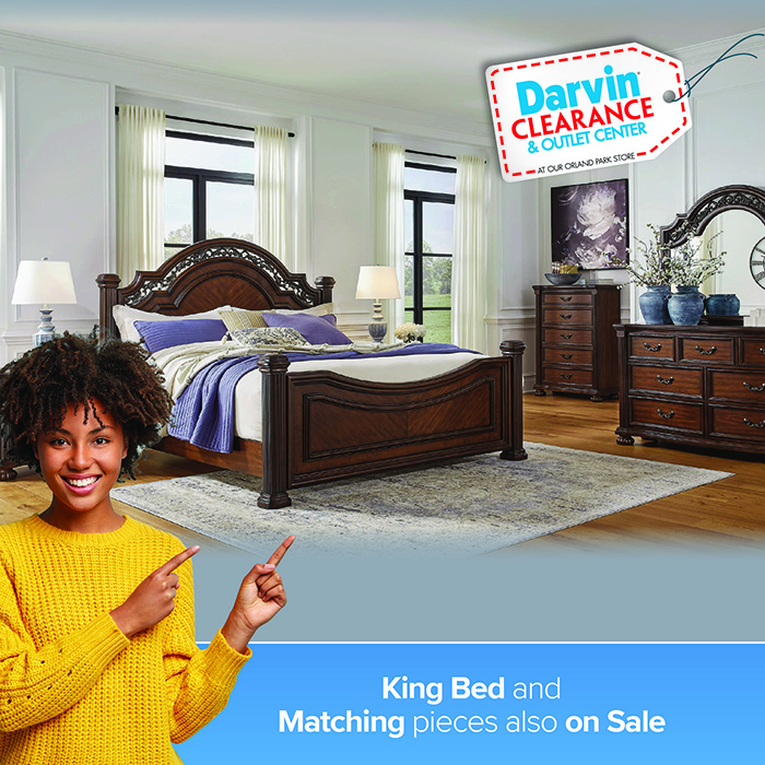 King Bed and Matching Pieces Also on Sale