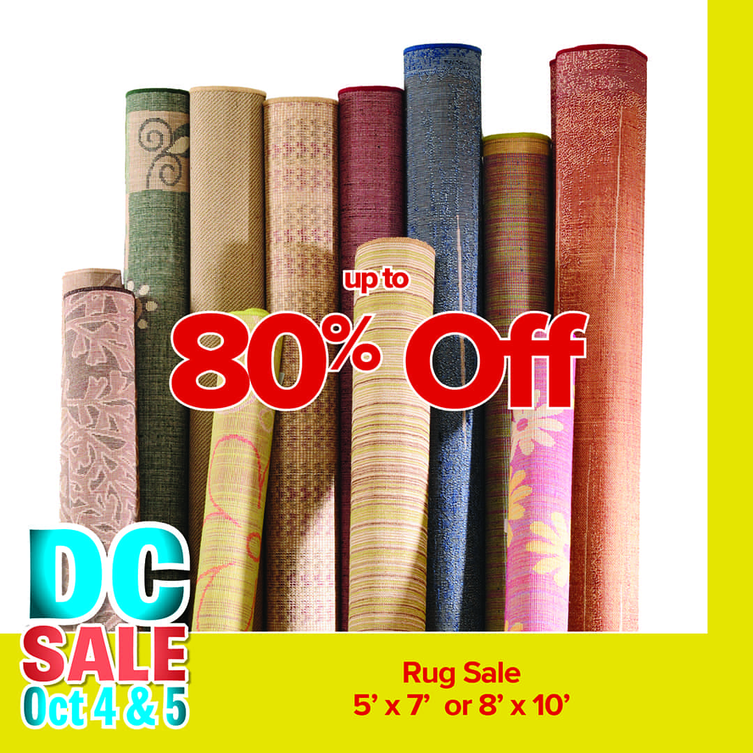 Rug Sale 5' x 7' or 8' x 10'