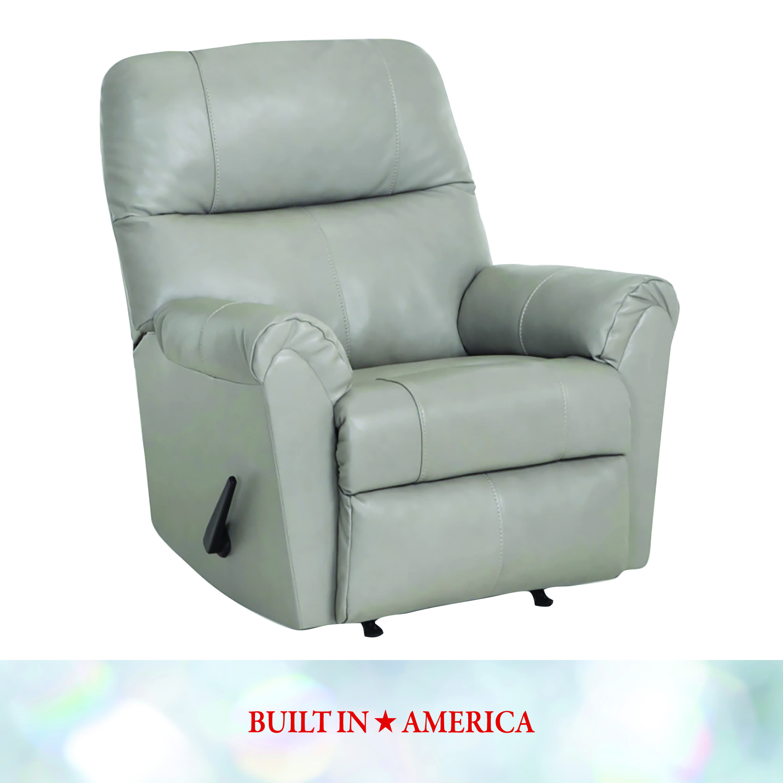 Leather Rocker Recliner - Built in America