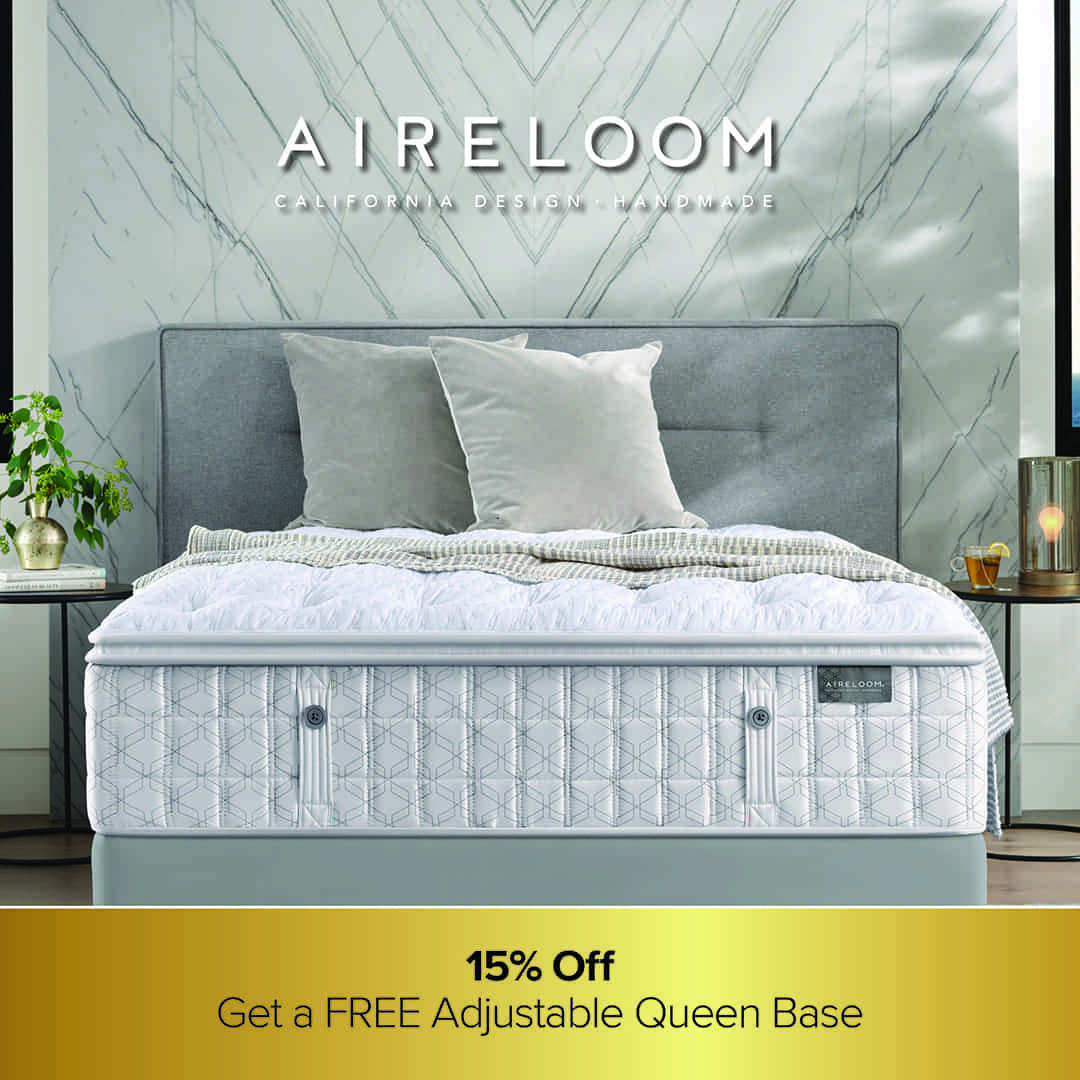 15% Off Get a FREE Adjustable Queen Base