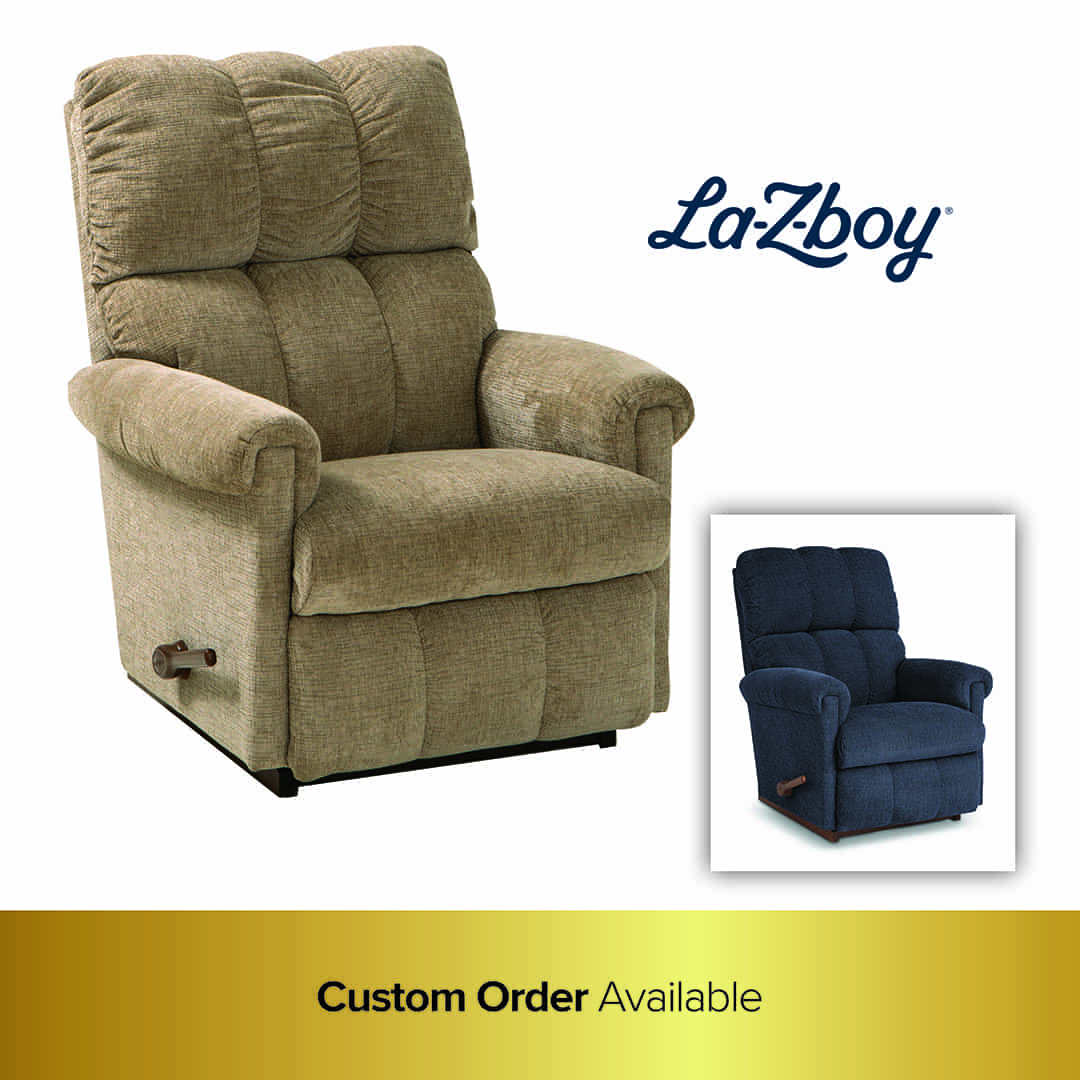 Custom Order Available - La-z-Boy Rocker Recliner in Tan and Navy