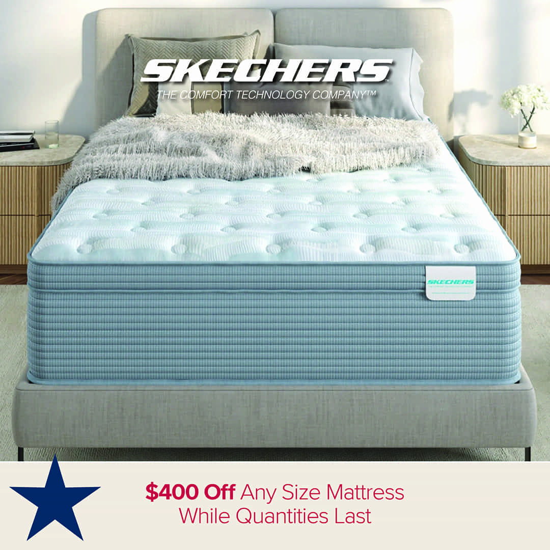 $400 Off Any Size Mattress While Quantities Last