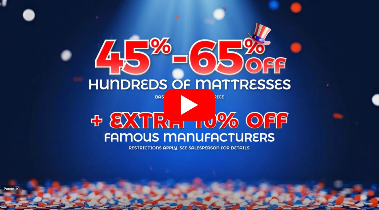 Independence Day Mattress Sale at Darvin Furniture & Mattress
