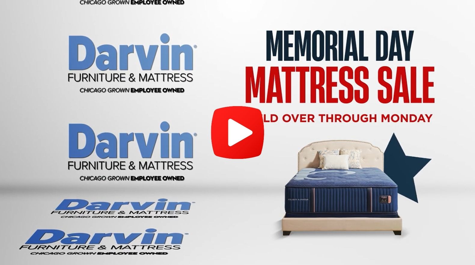 Memorial Day Mattress Sale Heldover at Darvin Furniture & Mattress