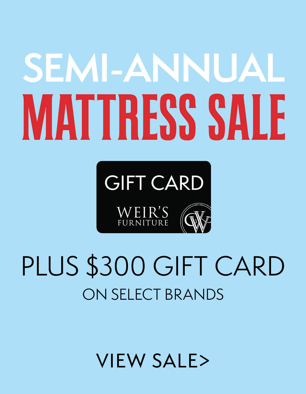 Semi-Annual Mattress Sale
