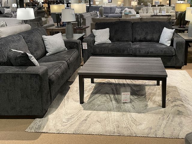 Living room furniture display at Jaron's Furniture Bordentown NJ