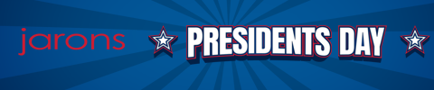 Jarons presidents day event! Visit Jarons Today!