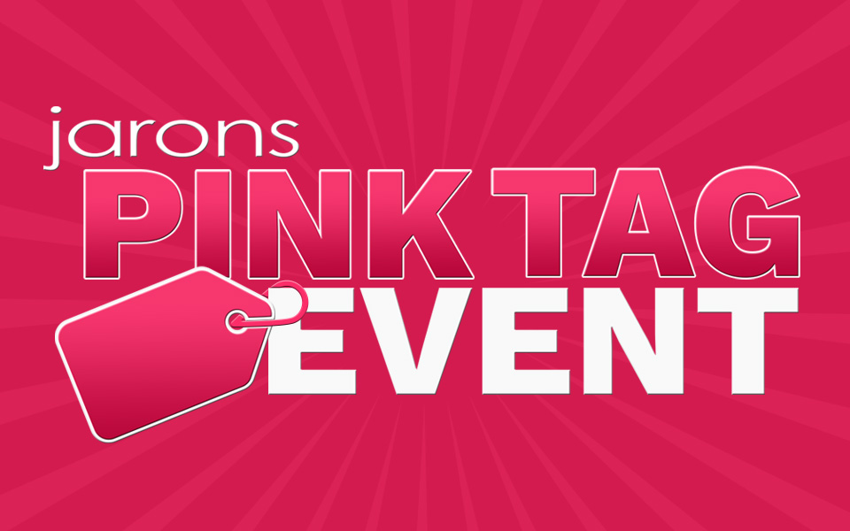Jarons Pink Tag Sale - Click to Watch