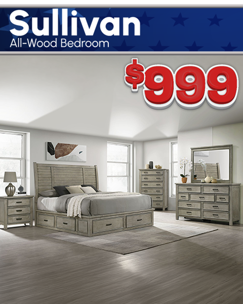 Sullivan - All-Wood Bedroom - $999