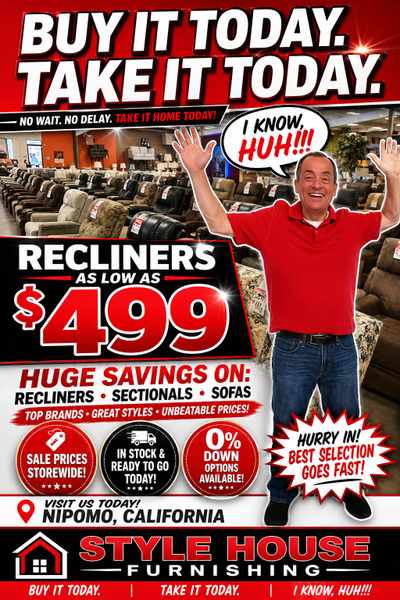 Buy it Today. Take it Today.