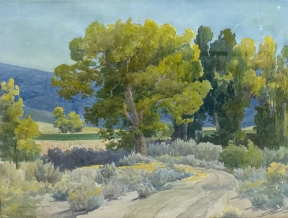 Original Watercolor, Dolores Samuels Young