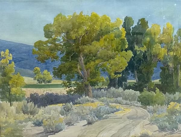 Original Watercolor, Dolores Samuels Young