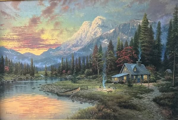 Beginning of a Perfect Evening, Thomas Kinkade, 24inx36in