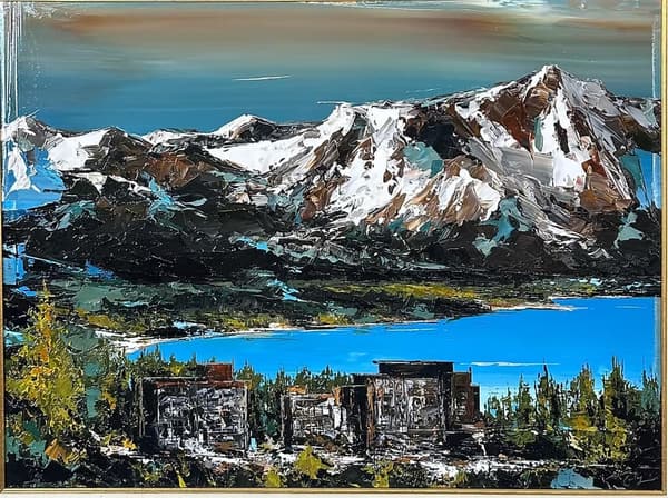 South Lake, Original Impasto, Thomas Easley, 30in.x40in.
