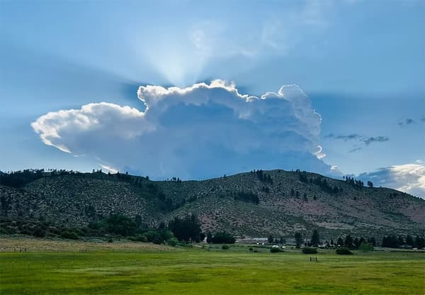 Washoe Valley, Print on Glass