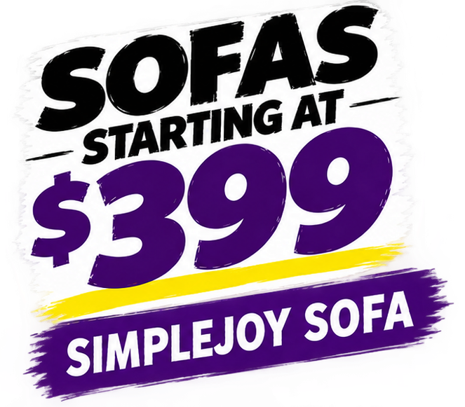 Sofas starting at $399 – SimpleJoy Sofa