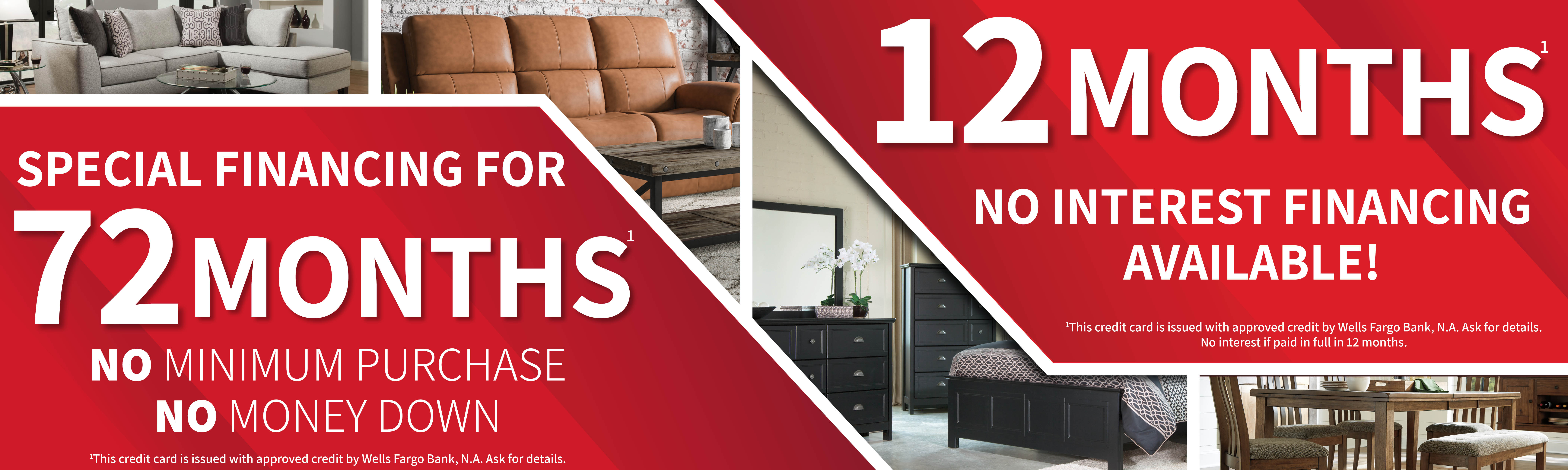 Special Financing for 72 Months