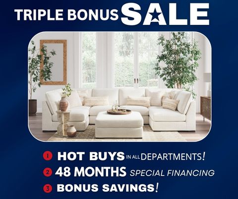 triple bonus sale