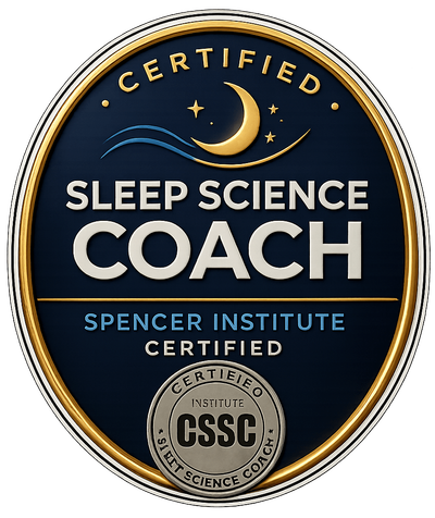 Certified Sleep Science Coach badge