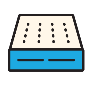 Shop mattresses by size icon