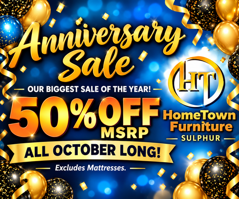 Anniversary Sale - Our biggest sale of the year! 50% Off MSRP All October Long!