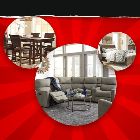 bedroom living room and dining room furniture.