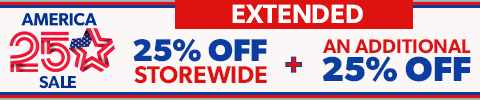America 250 Sale Extended. 25% Off Storewide + An Additional 25% Off