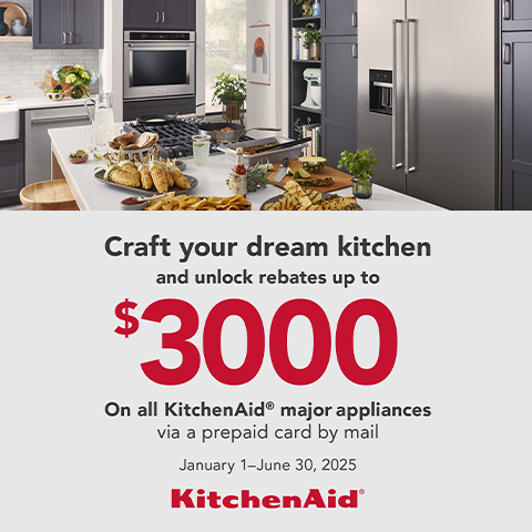 KitchenAid - Craft Your Dream Kitchen $3000 Rebate