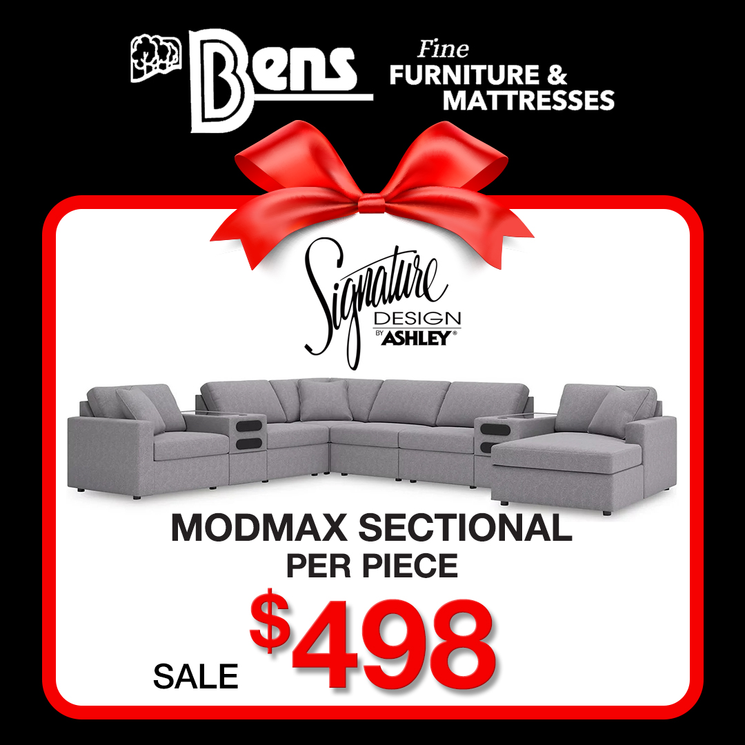 Modmax - Sectional Sale $498 - November 1-30