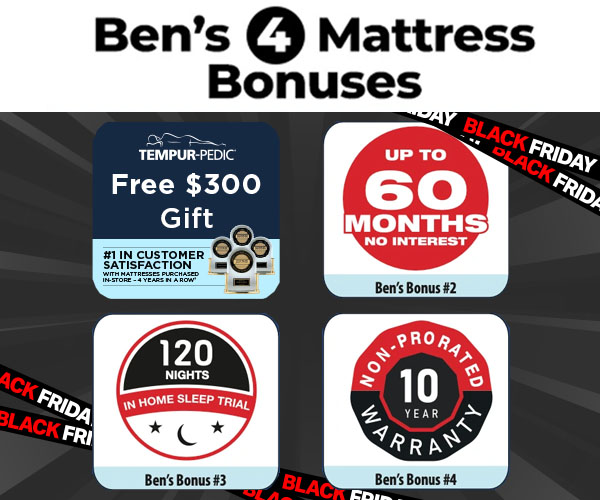 Shop Ben's 4 Mattress Bonuses
