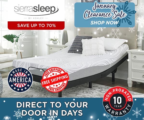 Ben's january clearance Sale - Sierra Sleep by Ashley - Save up to 70%. Direct to your door in days.