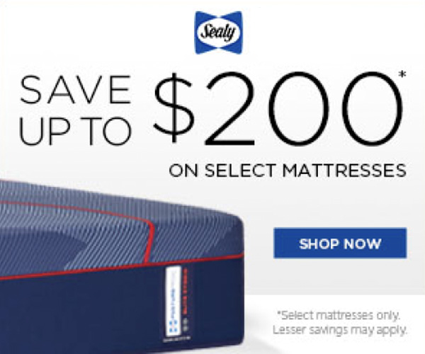 Sealy - Save up to $200 on select mattresses