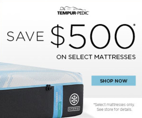 Tempur-Pedic - Save up to $500 on select mattresses