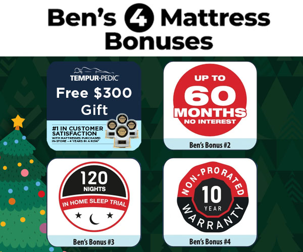 Shop Ben's 4 Mattress Bonuses
