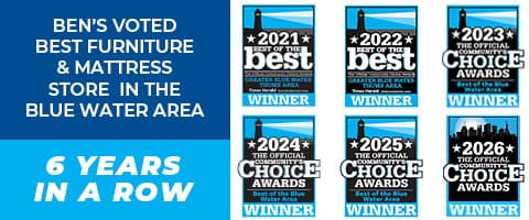 Voted Best Furniture & Mattress Store 6 Years in a Row