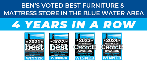 Voted Best Furniture & Mattress Store 4 Years in a Row