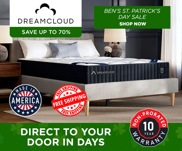 Dream Cloud save up to 70% - Ben's presidents day Sale - Direct to Your Door in Days