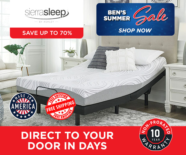 Ben's Summer Sale - Sierra Sleep by Ashley - Save up to 70%. Direct to your door in days.