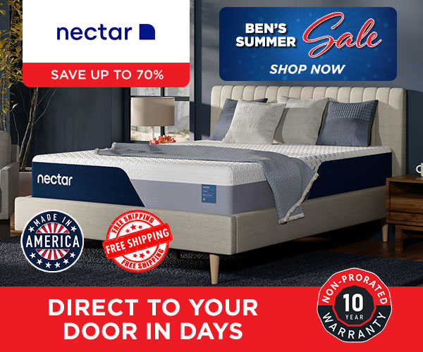 Ben's Summer Sale - Nectar - Save up to 70%. Direct to your door in days.