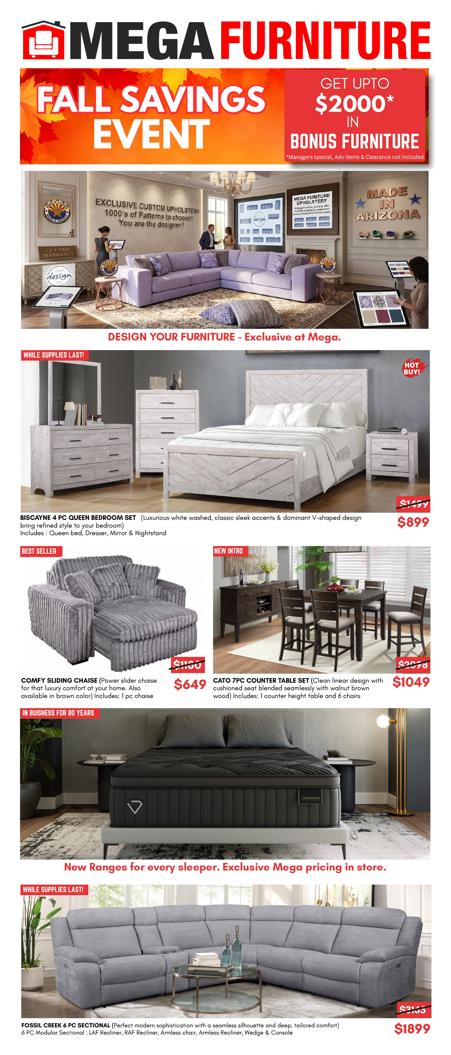 Fall savings event - page 1