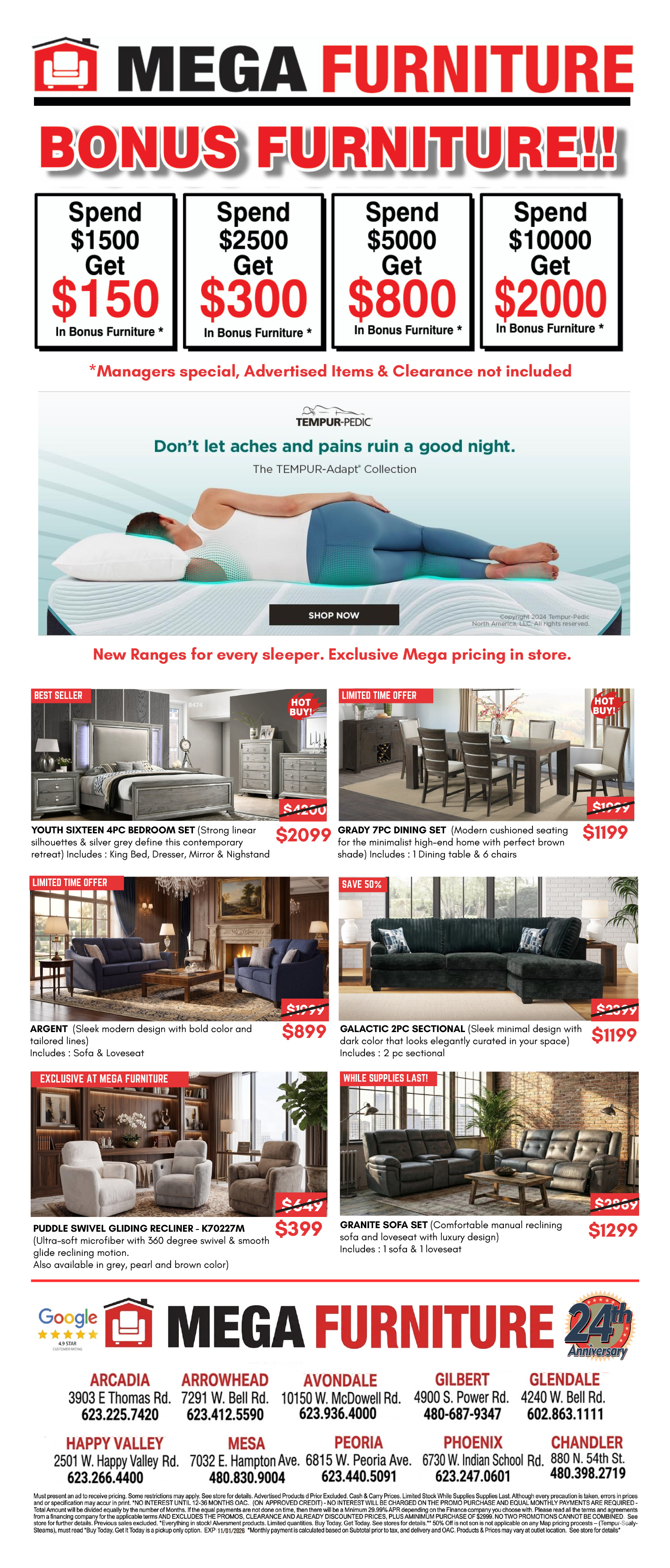 Fall savings event - page 1