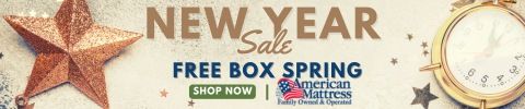 new year sale - Free box spring